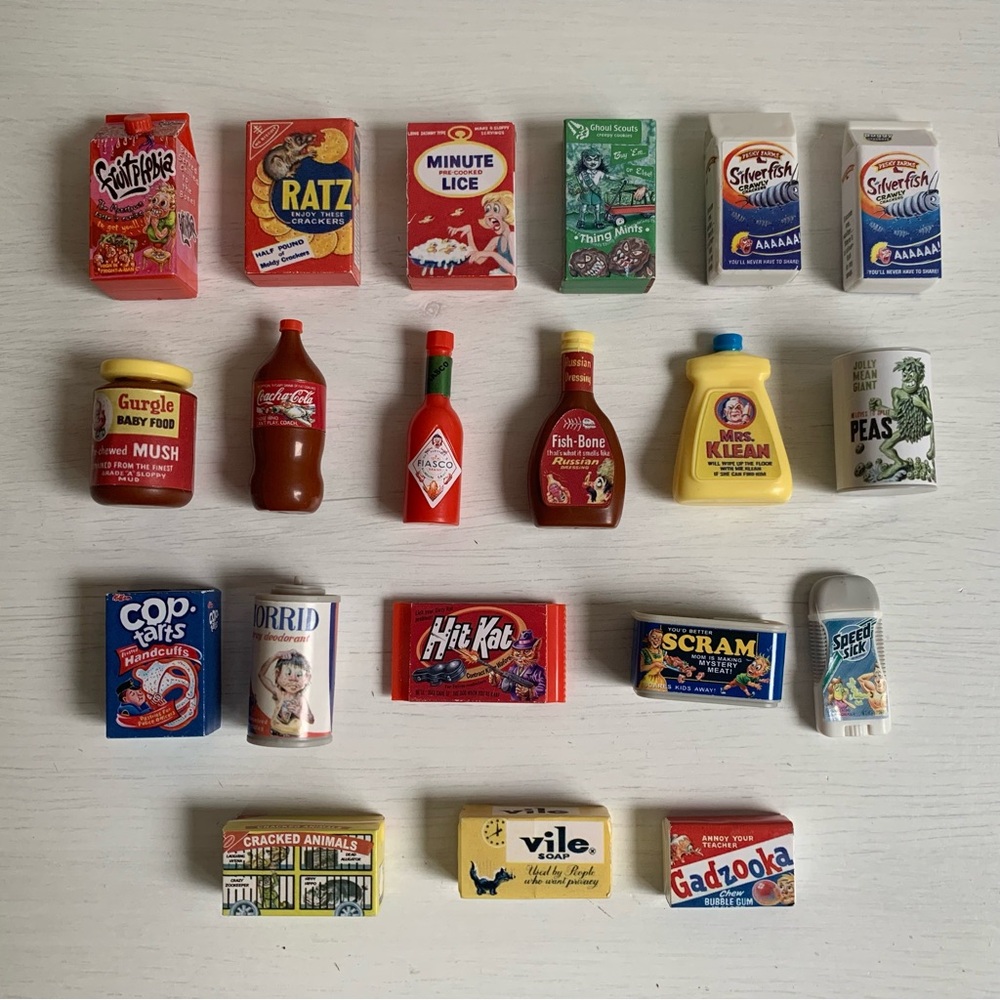Wacky Packages Minis Lot of 20 Figures